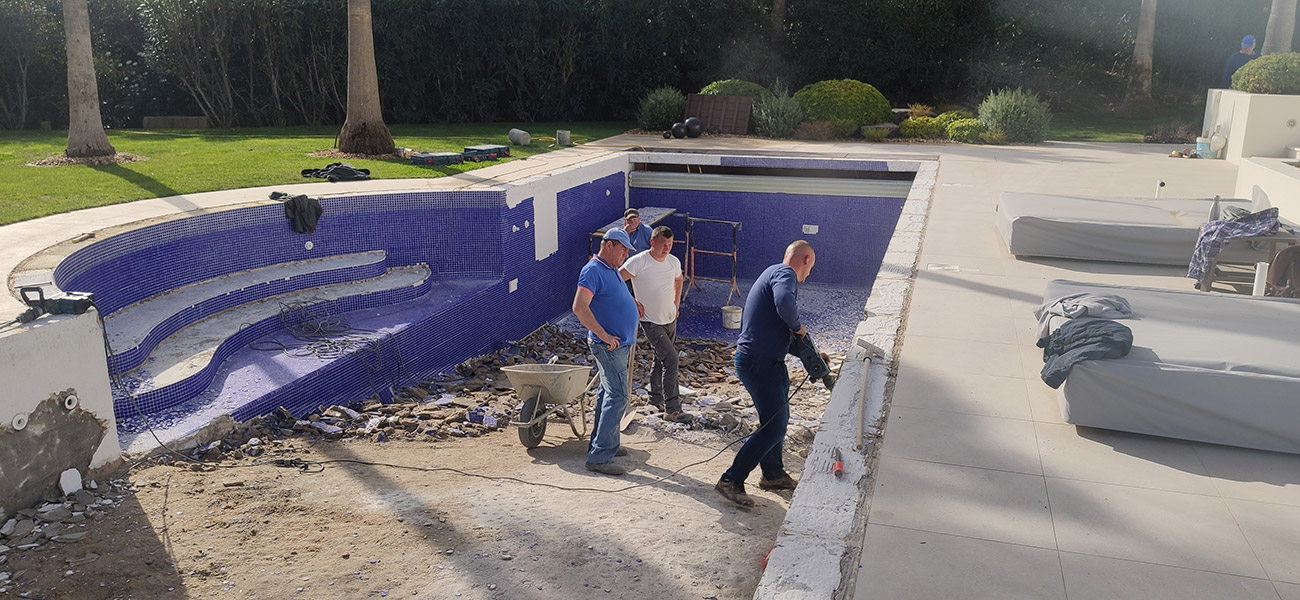 Swimming Pool Refurbishment in Quinta do Lago
