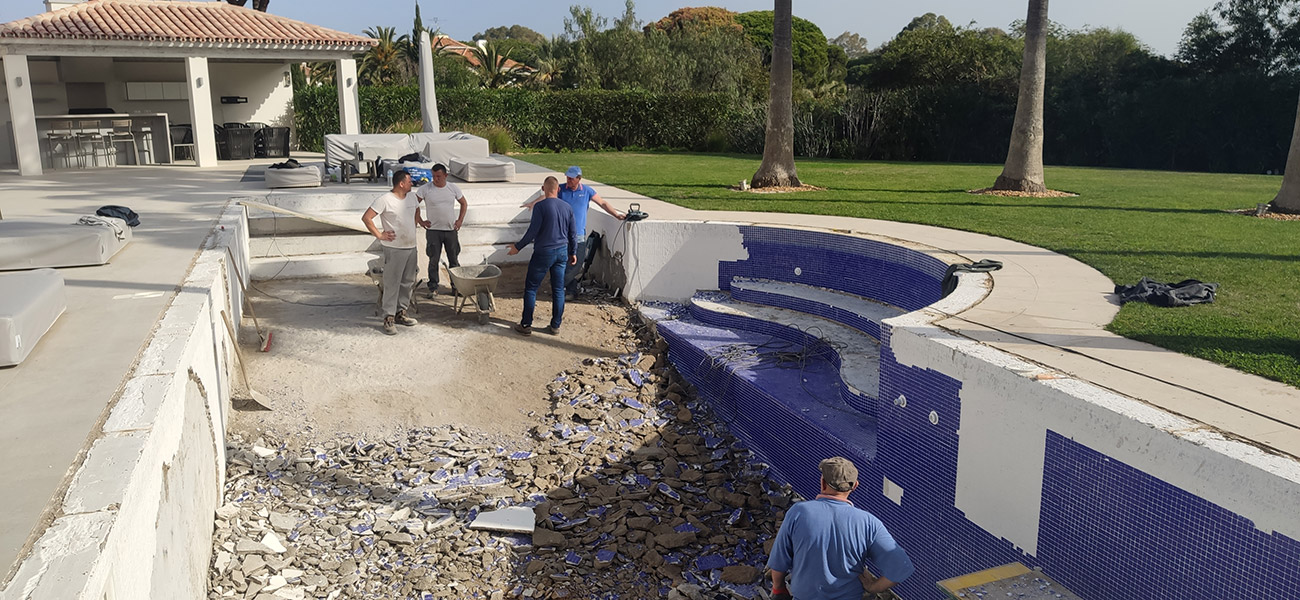 Swimming Pool Refurbishment in Quinta do Lago