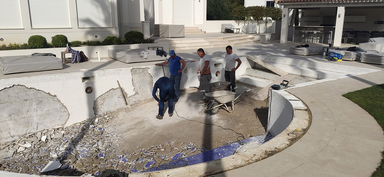 Swimming Pool Refurbishment in Quinta do Lago