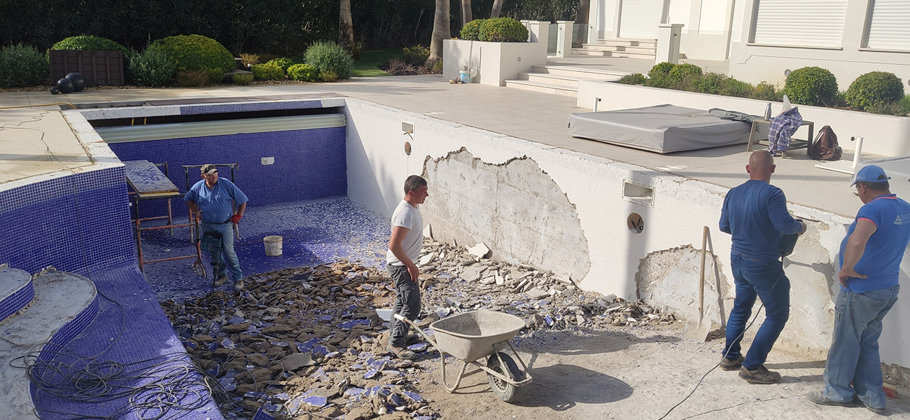 Swimming Pool Refurbishment in Quinta do Lago