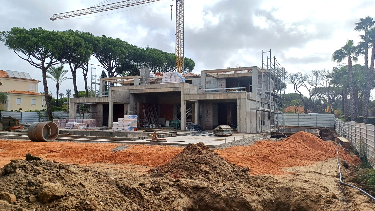 New Villa Construction in Quinta do Lago, Algarve