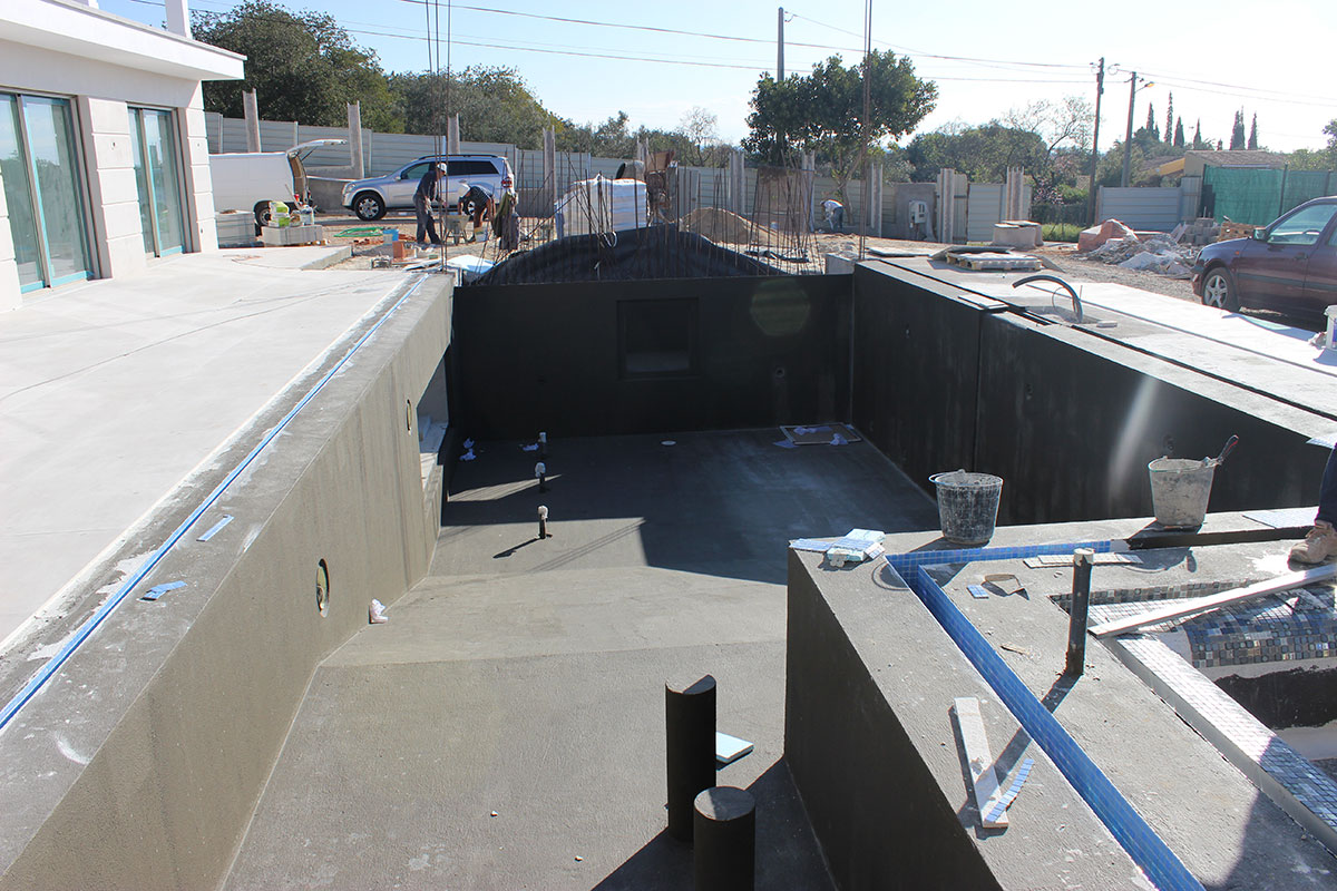 New Build - Swimming Pool Construction in Almancil, Algarve